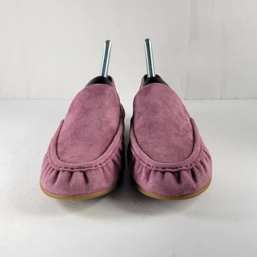 UGG Vivian Moc Toe Suede Loafers Women’s Size 6.5 Bougainvillea Flats